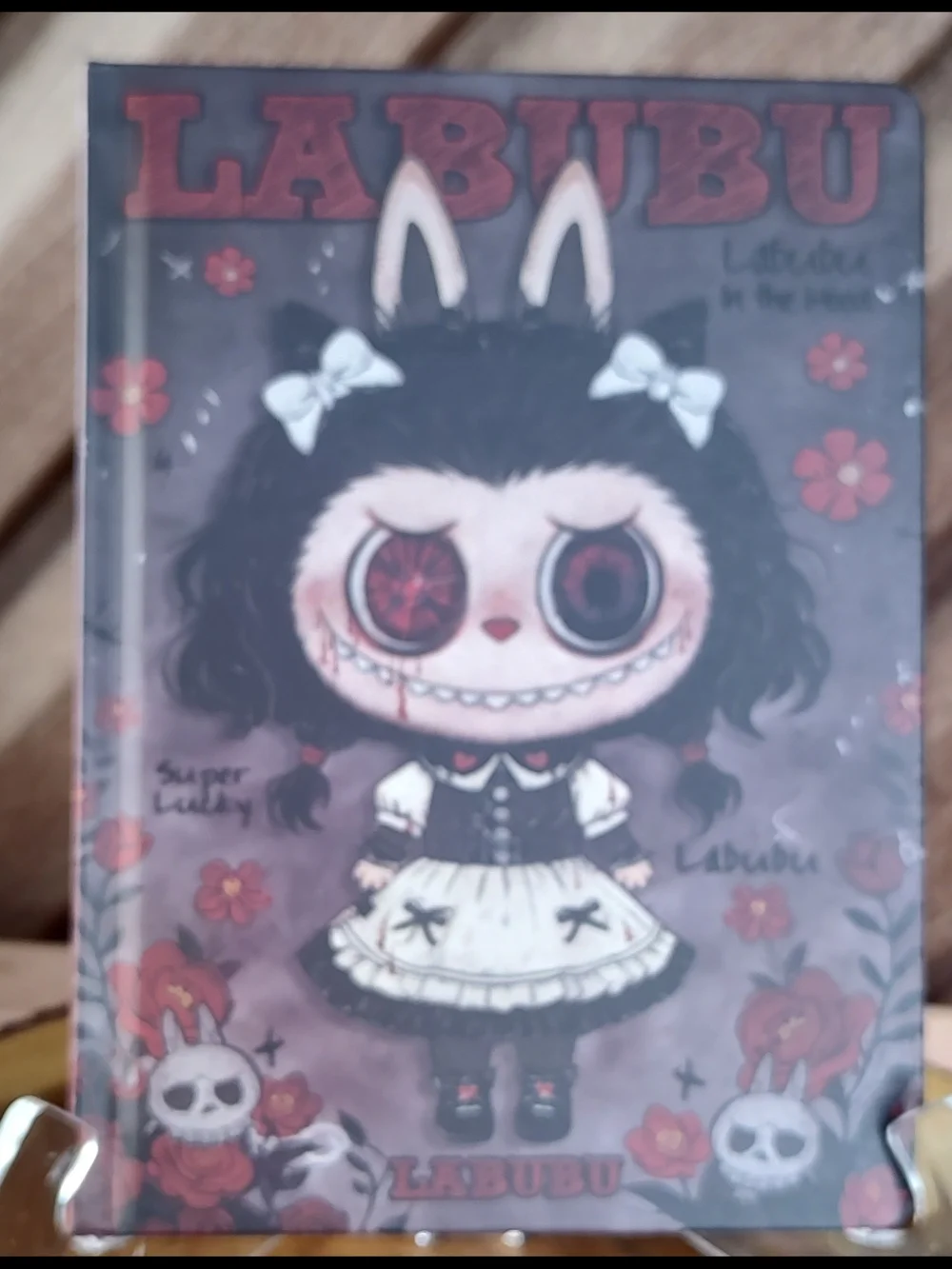 LABUBU Black & White Cute Gothic Bunny Notebook